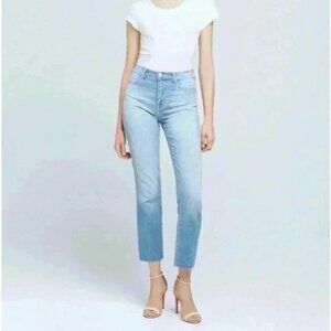 L'AGENCE Sada High Rise Cropped Slim Omaha Jeans 25